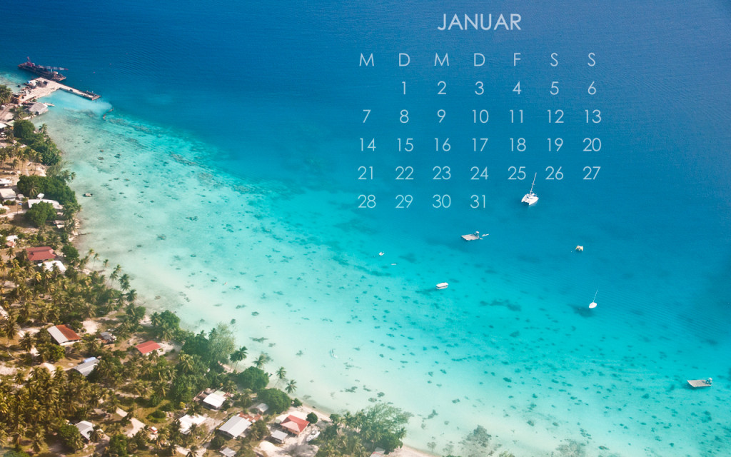 2013 Desktop Kalender Januar